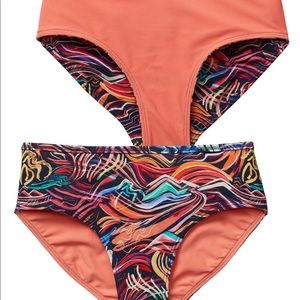 NWT Athleta girl reversible bikini bottom size L 12